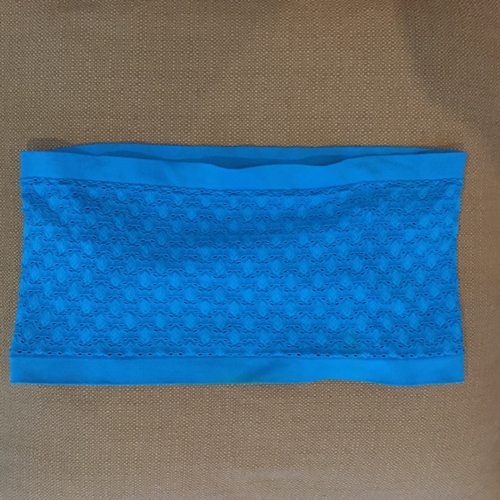 Neon blue bandeau